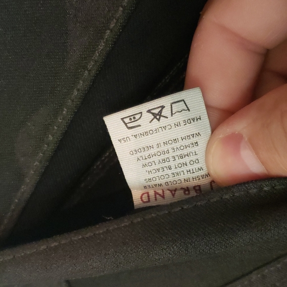 J Brand "brigade" dark camo waxed skinny jeans womens 27 - Picture 7 of 9